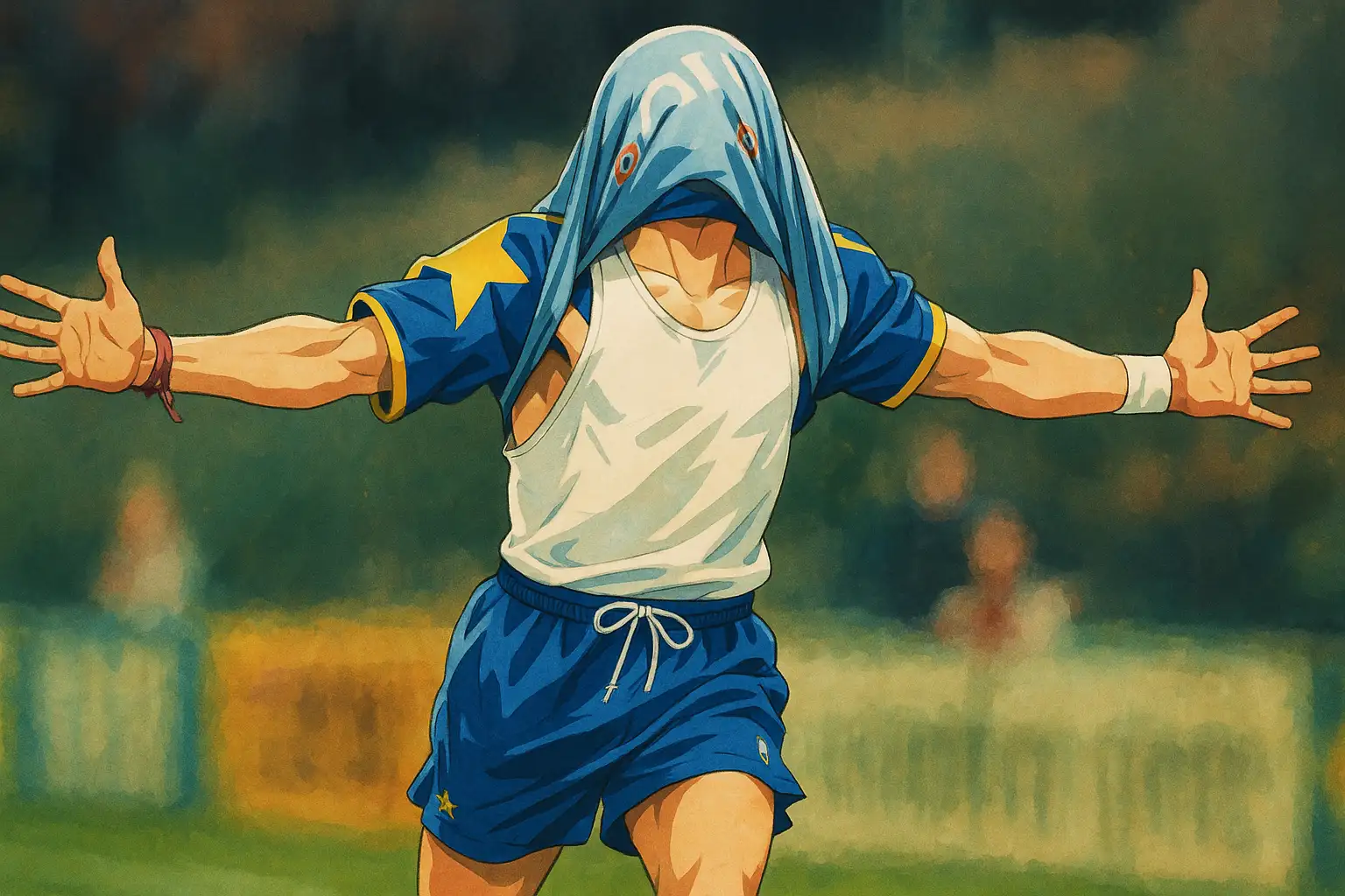 Ravanelli celebrates goal for Juventus in the Champions League
