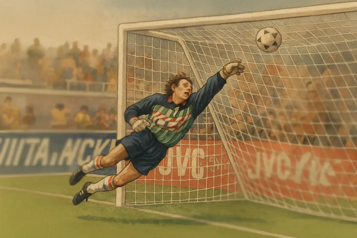 Preud'homme with Belgium at 1994 World Cup