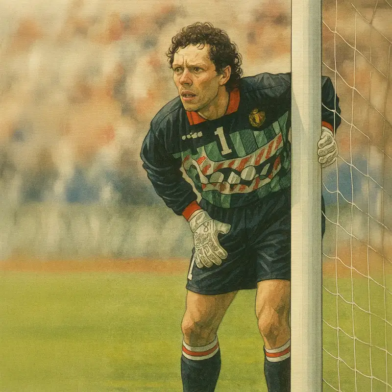 Preud'homme with Belgium at 1994 World Cup