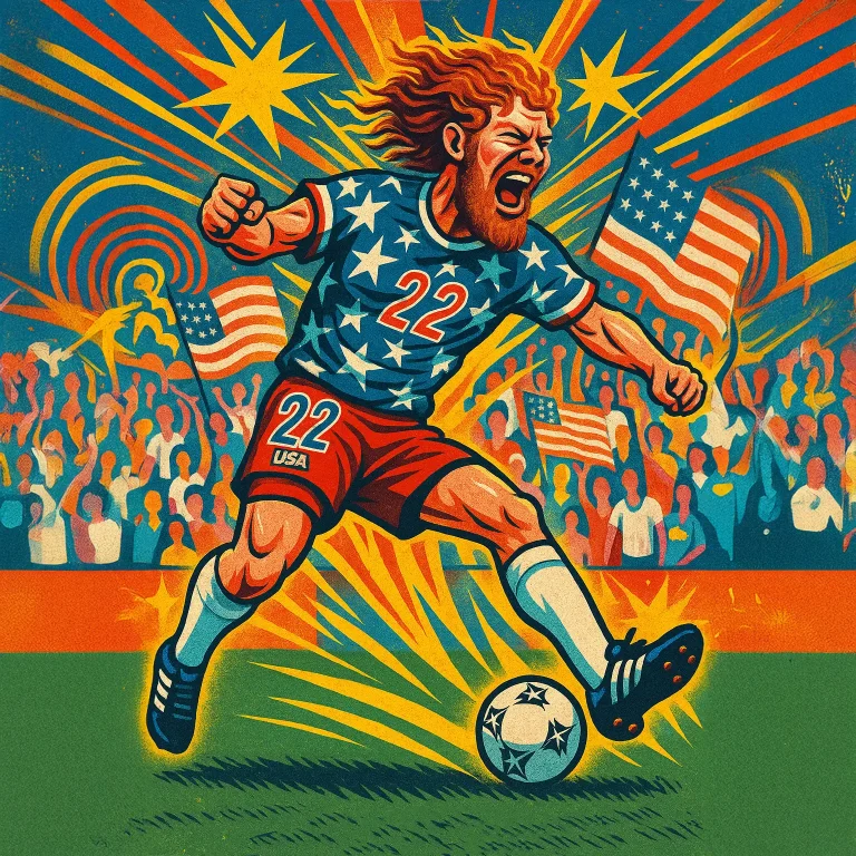 Alexi Lalas at the USA94 World Cup