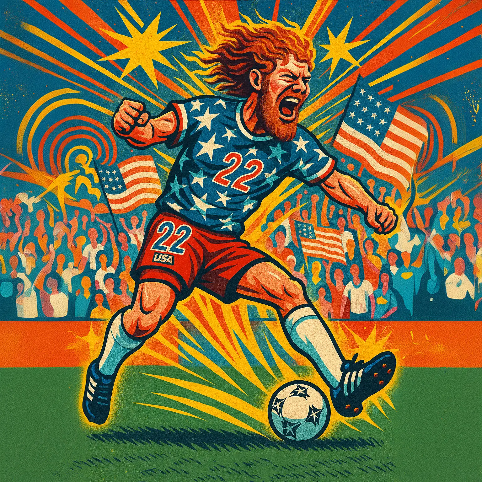 Alexi Lalas at the USA94 World Cup